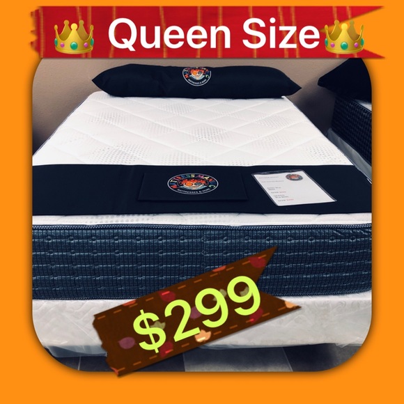 Queen pocket coil mattress